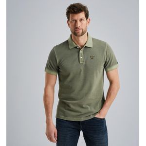 PME Legend Polo met garment-dye wassing