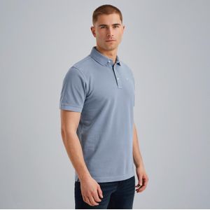 PME Legend Polo met garment-dye wassing