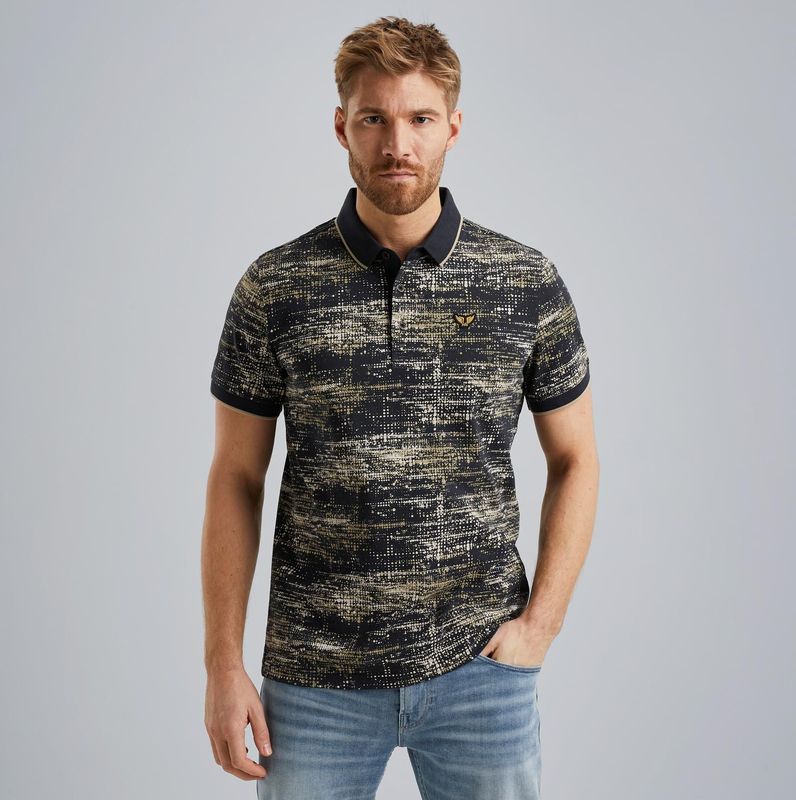 PME Legend Polo met allover print
