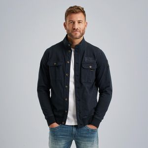 PME Legend Sweat jacket met knoopsluiting