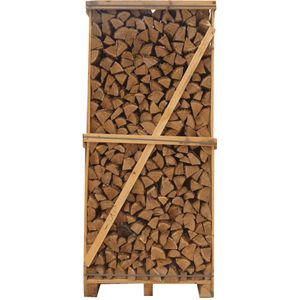 Mega Pallet Eikenhout Haardhout – Gestapeld - 1000 houtblokken