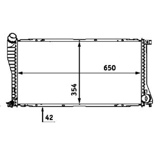 Radiateur MAHLE CR 288 000S