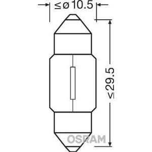 Gloeilamp, interieurverlichting ams-OSRAM 6438