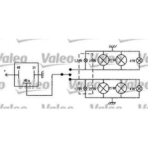 Knipperlichtautomaat, pinkdoos VALEO 641422