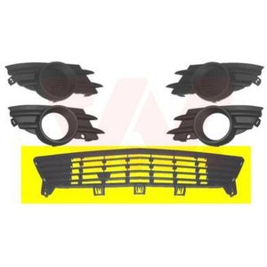 Ventilatiegrille, bumper VAN WEZEL 3782590