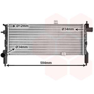 Radiateur VAN WEZEL 37002074