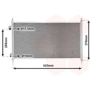 Condensor, airconditioning VAN WEZEL 25005202