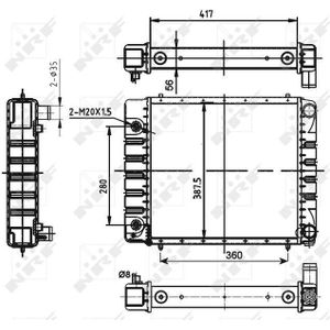 Radiateur NRF 53149