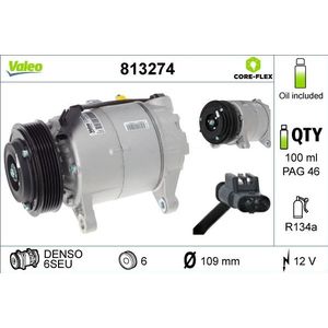 Compressor, airconditioning VALEO 813274