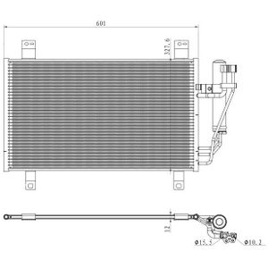 Condensor, airconditioning NRF 350361