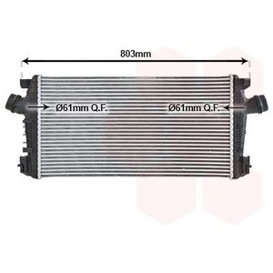 Intercooler, inlaatluchtkoeler VAN WEZEL 37004722