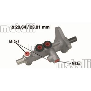 Hoofdremcilinder METELLI 05-0627