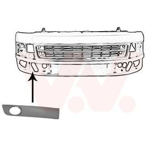 Ventilatiegrille, bumper VAN WEZEL 5790594