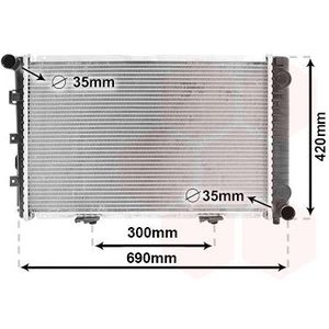 Radiateur VAN WEZEL 30002211