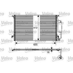 Condensor, airconditioning VALEO 817712