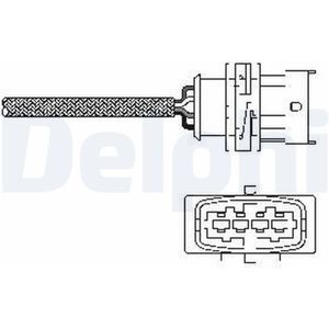 Lambdasonde DELPHI ES10789-12B1
