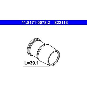 Geleidehuls, remklauw ATE 11.8171-0073.2