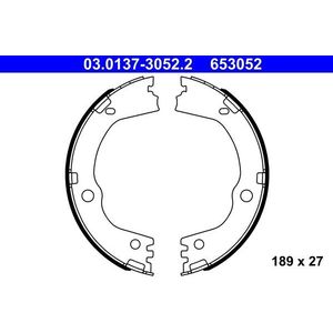 Remschoenset, parkeerrem ATE 03.0137-3052.2