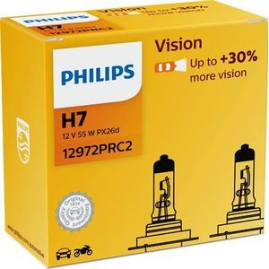 Philips Vision H7 12v 55w PX26d | 12972PRC2