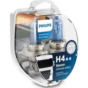Philips MasterDuty BlueVision H4 Xenon | 13342MDBVS2
