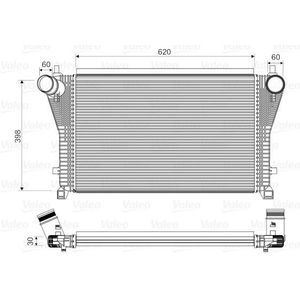 Intercooler, inlaatluchtkoeler VALEO 818347