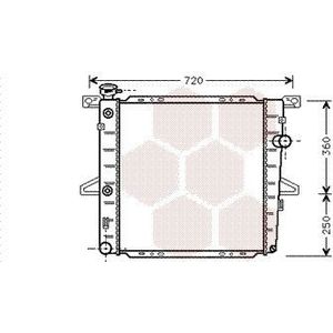 Radiateur VAN WEZEL 18002026