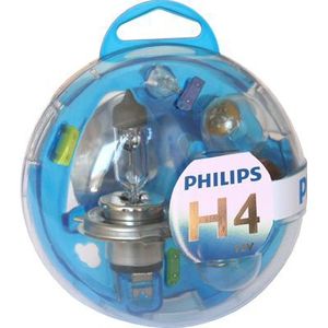Philips lampenset 12v H4 | 55718EBKM