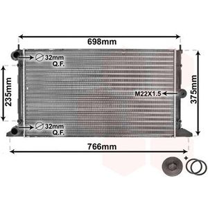 Radiateur VAN WEZEL 58002188