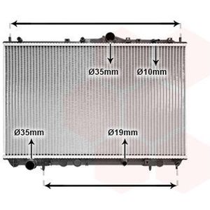 Radiateur VAN WEZEL 32002116