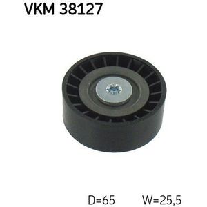 Geleide rol/omdraairol, Poly V-riem SKF VKM 38127