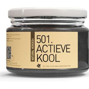 Actieve Kool Poeder (Ultra Fijn & Food Grade) - 250 ml - Werkzame Stof