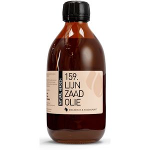 Lijnzaadolie (Biologisch & Koudgeperst) - 300 ml - Draagolie