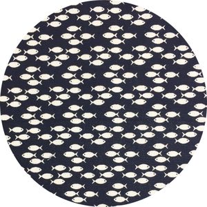 Mondkapje, Herbruikbaar (Bio Katoen) - Visjes - Mondkapjes