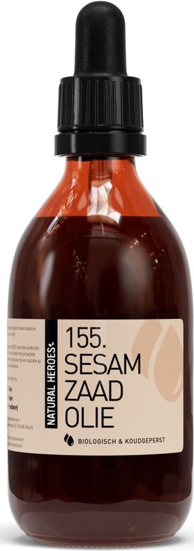 Natural Heroes - Sesamzaadolie (Biologisch & Koudgeperst) 300 ml