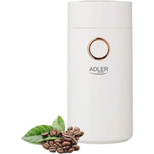 Adler Koffiemolen AD 4446wg Wit - 150W