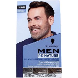 Schwarzkopf Re-Nature Cream Men Haarverf Donker bruin tot Zwart Voordeelverpakking - 3 stuks