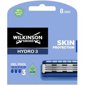 Wilkinson Sword Hydro 3 Scheermesjes Skin Protection 8 stuks