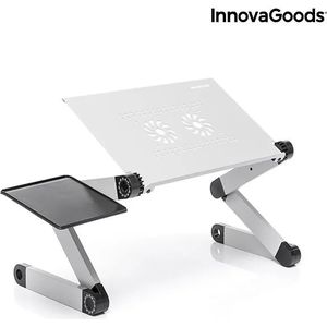 INNOVAGOODS - Laptopstandaard - Laptoptafel - Verstelbaar - In Aluminium - Schootbureau