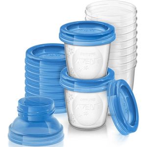 Philips Avent Voorraadbekers Moedermelk - 180ml 10 Stuks