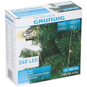 Grundig Kerstverlichting Copper Light 8 Functies - 240 Lichtjes