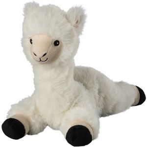 Warmies Warmteknuffel / Magnetronknuffel Lama Wit - 33 cm