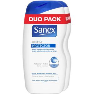 Sanex Douchegel Biome Protect Dermo Protector Normal Skin Duo Pack - 1 Liter