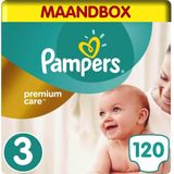 Pampers Premium Care Maat 3 (6-10kg) Maandverpakking - 120 stuks