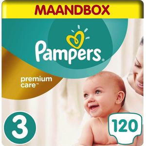 Pampers Premium Care Maat 3 (6-10kg) Maandverpakking - 120 stuks