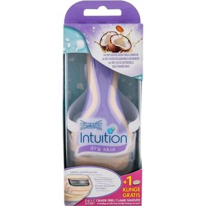 Wilkinson Intuition Dry Skin Cocos & Almond - houder + 1 Extra Scheermes