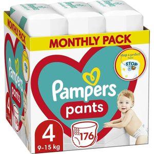 Pampers Baby Dry Luierbroekjes Maat 4 Maandverpakking (9-15kg) - 176 stuks (2x88)