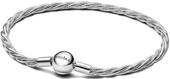 Pandora Armbänder Braided snake chain with round Pandora clasp 593757C00