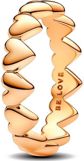 Pandora Ringe Ring Herzreihe 163427C00