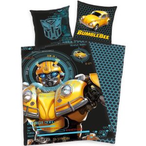 Transformers Bumblebee Bettwäsche Größe 80x80 + 135x200 cm