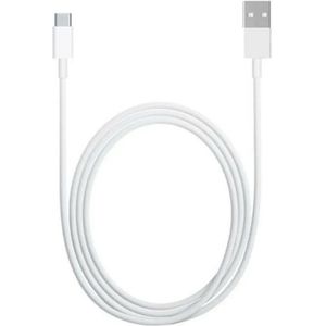Ladekabel USB Typ C Datenkabel in Weiß 1m USB-A zu USB-C 5A